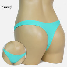 Load image into Gallery viewer, 2019 Hot T-back Bikini Bottom Girl Sexy G-string Swim Briefs Women Trunks Beachwear Brazilian Thong Biquini Bottoms Suit Panties