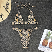 Load image into Gallery viewer, In-X Sexy Leopard one piece swimsuit One shoulder bikini 2019 High cut swimwear women monokini Padded bathing suit New bodysuit