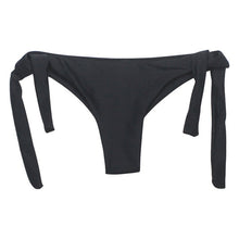 Load image into Gallery viewer, 2019 Sexy Solid Thong Bikini Brazilian Cut Swimwear Women Bottom Adjustable Briefs Swimsuit Panties Underwear Thong Bathing Suit