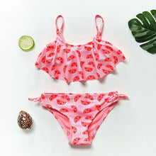 Load image into Gallery viewer, New 2019 Girls Swimwear 2~14Years Kids Beach Wear Lovely Swimming Suits Bikini Tassel style Biquini Infantil-ST108/ST116