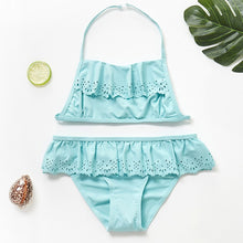 Load image into Gallery viewer, New 2019 Girls Swimwear 2~14Years Kids Beach Wear Lovely Swimming Suits Bikini Tassel style Biquini Infantil-ST108/ST116