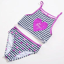 Load image into Gallery viewer, New 2019 Girls Swimwear 2~14Years Kids Beach Wear Lovely Swimming Suits Bikini Tassel style Biquini Infantil-ST108/ST116