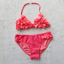 Load image into Gallery viewer, New 2019 Girls Swimwear 2~14Years Kids Beach Wear Lovely Swimming Suits Bikini Tassel style Biquini Infantil-ST108/ST116