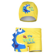 Load image into Gallery viewer, Boy Swimwear Swimming Trunk ages 1 to 10 Children Cartoon Diansours Summer Swimwear Swim Shorts Printed Toddler Boy Swimsuits