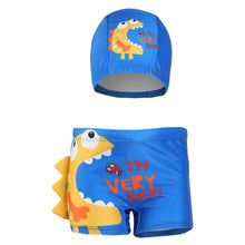 Load image into Gallery viewer, Boy Swimwear Swimming Trunk ages 1 to 10 Children Cartoon Diansours Summer Swimwear Swim Shorts Printed Toddler Boy Swimsuits