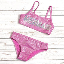 Load image into Gallery viewer, 2019 Girl Swimsuit Two Pieces Children's Swimwear Swim Suits Children Split Hollow Falbala Bikini Sets Bathing Suit G1-CZ912